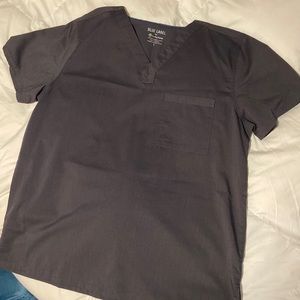 Blue Label by Healing Hands One Pocket Men's Scrub Top